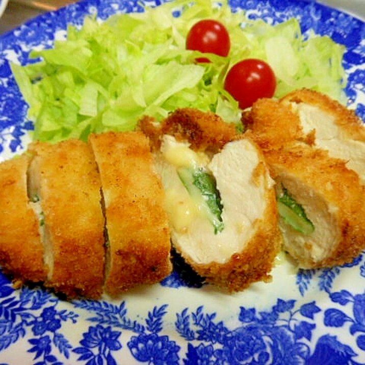 しっとり やわらか 鶏むね肉チーズと大葉inカツ レシピ 作り方 By アルプスの乙女 楽天レシピ しっとり やわらか 鶏むね肉チーズと大葉inカツ レシピ 作り方 By アルプスの乙女 楽天レシピ